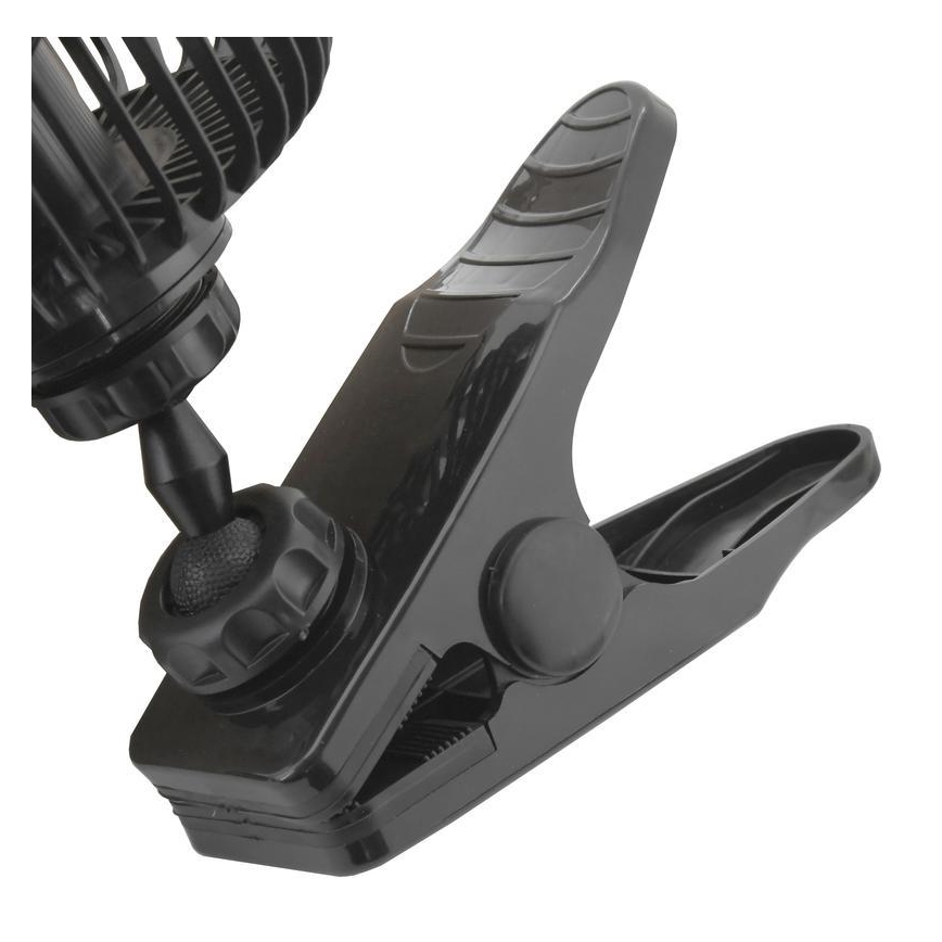Wentylator z klipsem USB 4W/5V czarny