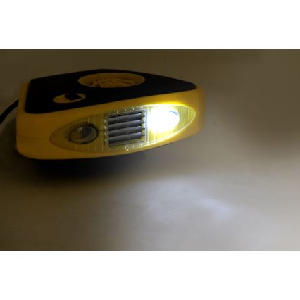 Wentylator z ogrzewaniem i oświetleniem LED 3w1 158W/12V