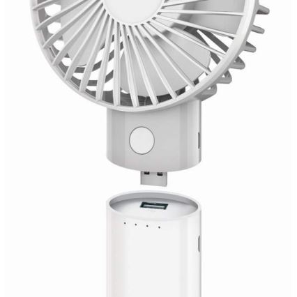 Wentylator ładowany z powerbanką 4000 mAh/3,7V microUSB