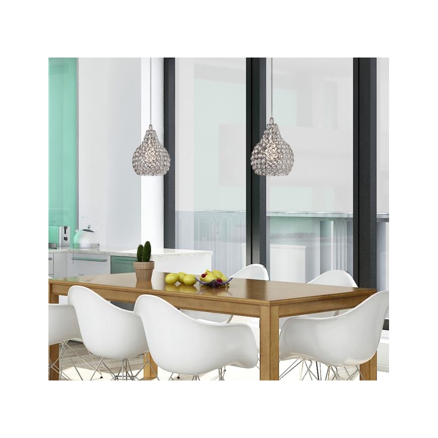 Westinghouse 6103740 - Lampa wisząca na przewodzie KELCIE 1xE27/60W/230V Ø 18 cm