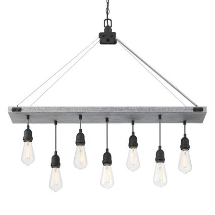 Westinghouse 6116440 - Żyrandol na łańcuchu ASHWOOD 7xE27/60W/230V