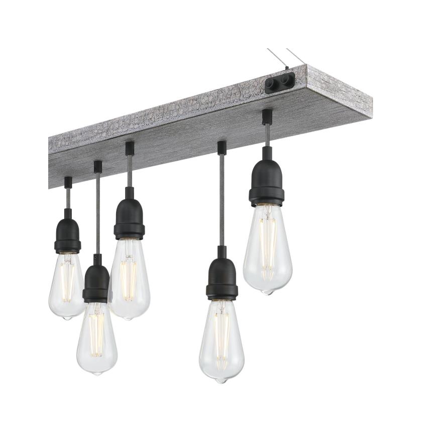 Westinghouse 6116440 - Żyrandol na łańcuchu ASHWOOD 7xE27/60W/230V