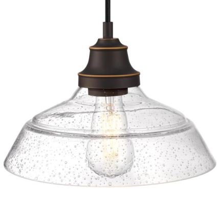 Westinghouse 6116640 - Lampa wisząca na lince IRON HILL 1xE27/60W/230V śr. 28 cm