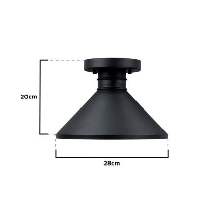 Westinghouse 61238 - Plafon zewnętrzny WALTER 1xE27/60W/230V IP44
