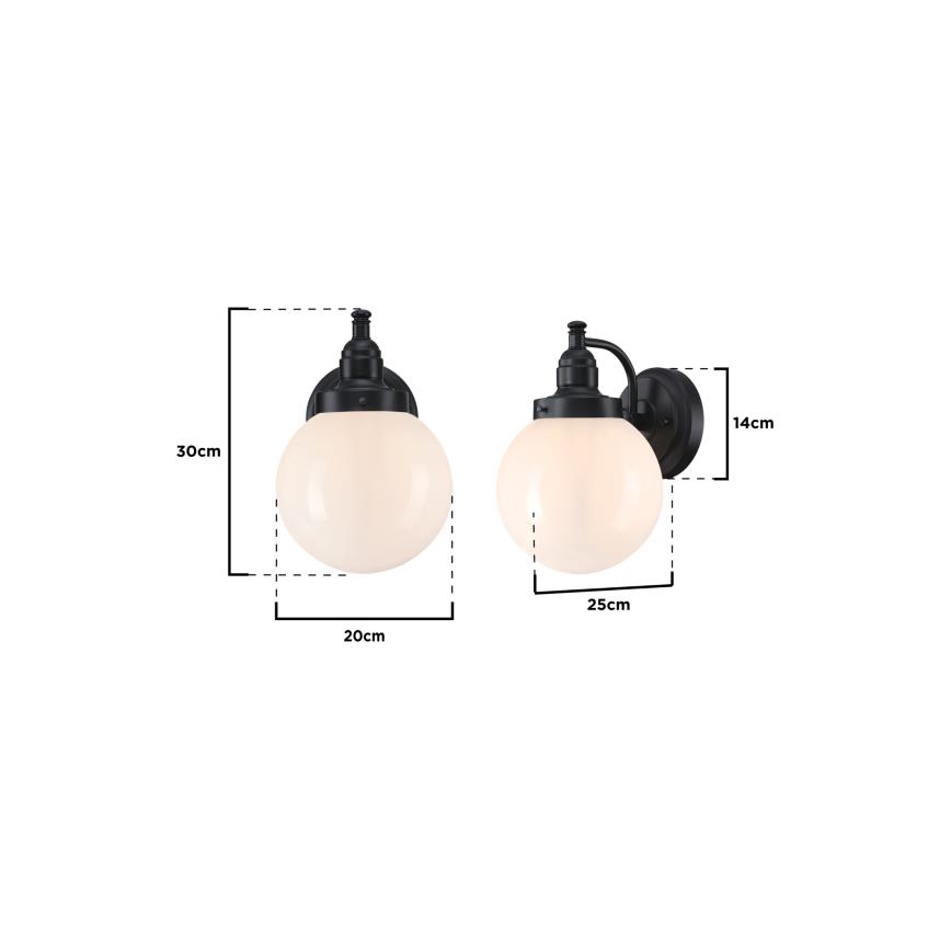 Westinghouse 61240 - Kinkiet zewnętrzny EDDYSTONE 1xE27/60W/230V IP44