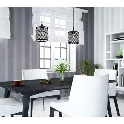 Westinghouse 6362740 - Lampa wisząca na przewodzie WALTZ 1xE27/60W/230V śr. 19 cm