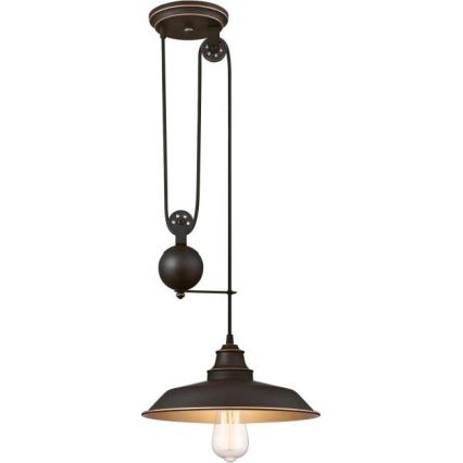 Westinghouse 6363240 - LED Żyrandol na lince IRON HILL 1xE27/60W/230V śr. 31 cm