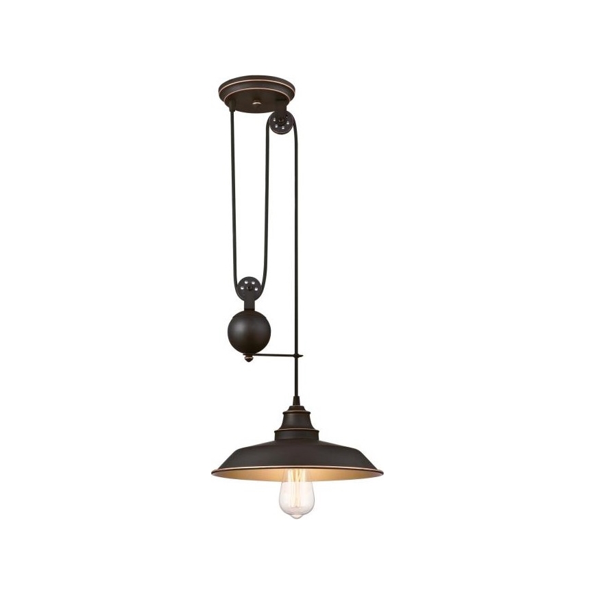 Westinghouse 6363240 - LED Żyrandol na lince IRON HILL 1xE27/60W/230V śr. 31 cm