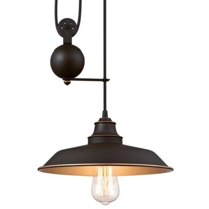 Westinghouse 6363240 - LED Żyrandol na lince IRON HILL 1xE27/60W/230V śr. 31 cm