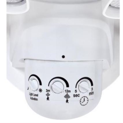 Westinghouse 63642 - Naświetlacz zewnętrzny LED z czujnikiem 2xLED/8,75W/230V IP44