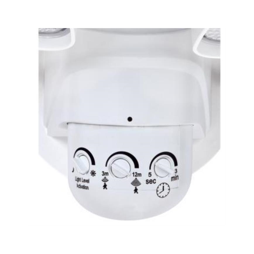 Westinghouse 63642 - Naświetlacz zewnętrzny LED z czujnikiem 2xLED/8,75W/230V IP44