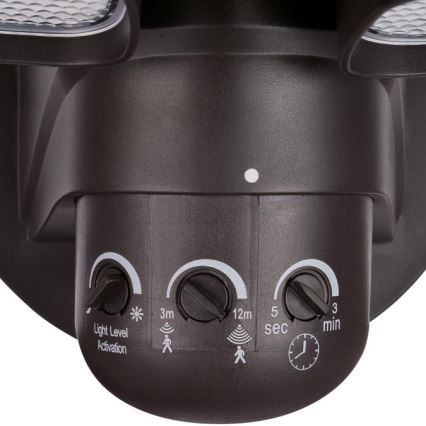 Westinghouse 63643 - Naświetlacz zewnętrzny LED z czujnikiem 2xLED/8,75W/230V IP44