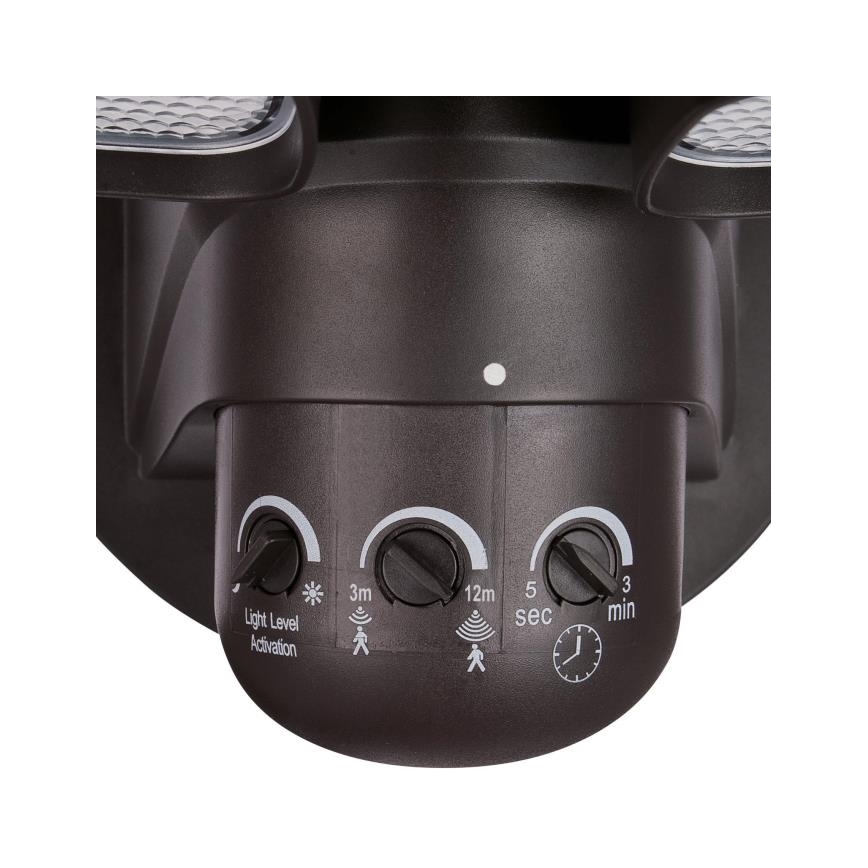 Westinghouse 63643 - Naświetlacz zewnętrzny LED z czujnikiem 2xLED/8,75W/230V IP44