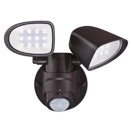 Westinghouse 63643 - Naświetlacz zewnętrzny LED z czujnikiem 2xLED/8,75W/230V IP44
