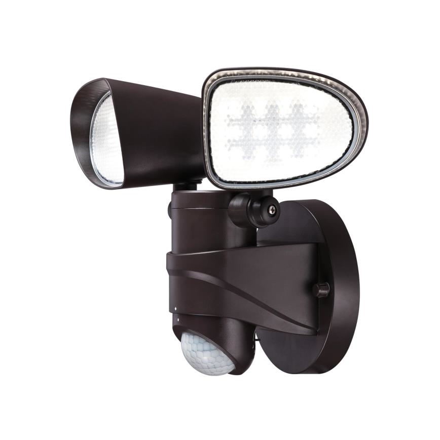 Westinghouse 63643 - Naświetlacz zewnętrzny LED z czujnikiem 2xLED/8,75W/230V IP44