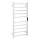 Wieszak na ręczniki 45x96 cm stal nierdzewna/biały