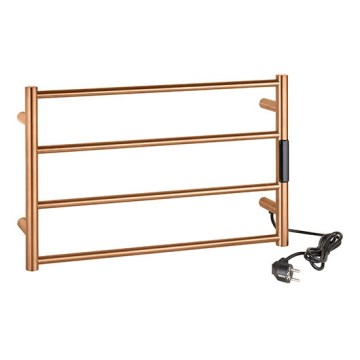 Wieszak na ręczniki 56x37 cm, stal nierdzewna/miedziany