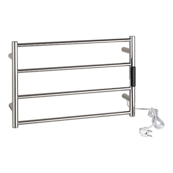 Wieszak na ręczniki 56x37 cm stal nierdzewna/srebrny