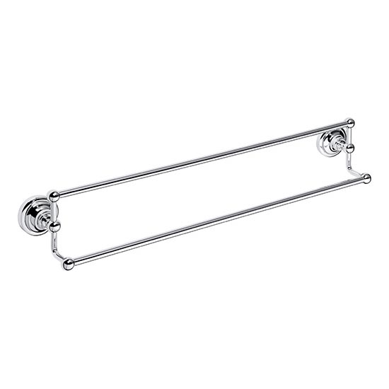 Wieszak na ręczniki 66,5x12,5 cm srebrny