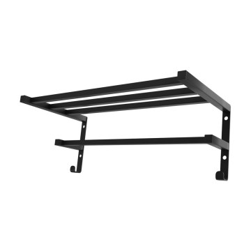 Wieszak na ręczniki na grzejnik łazienkowy HF SHEFFIELD 52x25,6 cm czarny