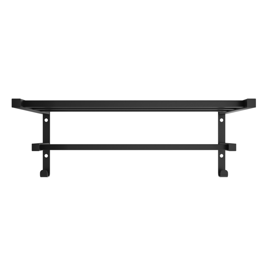 Wieszak na ręczniki na grzejnik łazienkowy HF SHEFFIELD 52x25,6 cm czarny