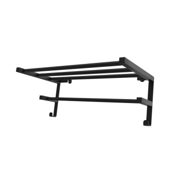 Wieszak na ręczniki na grzejnik łazienkowy HF SHEFFIELD 52x28,4 cm czarny