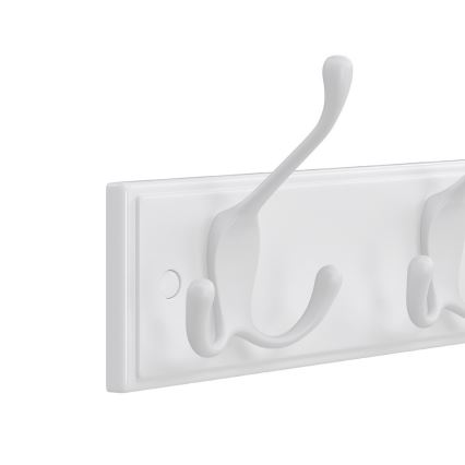 Wieszak ścienny KATE 40x11x7 cm biały