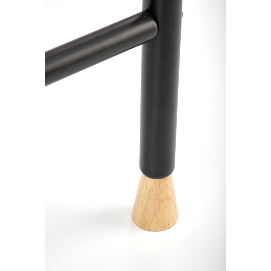 Wieszak stojący 165x91 cm CHENE czarny/beżowy