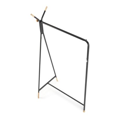 Wieszak stojący 165x91 cm CHENE czarny/beżowy