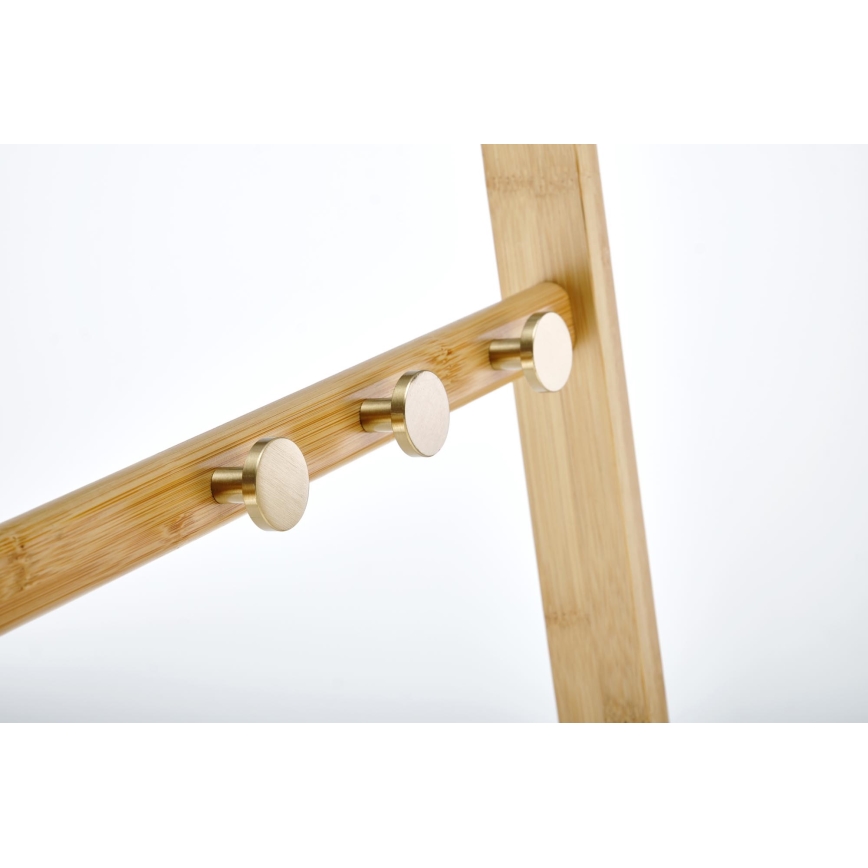 Wieszak stojący LEGNO 168x68 cm rattan