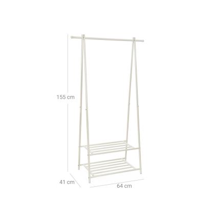 Wieszak stojący LINEA biały