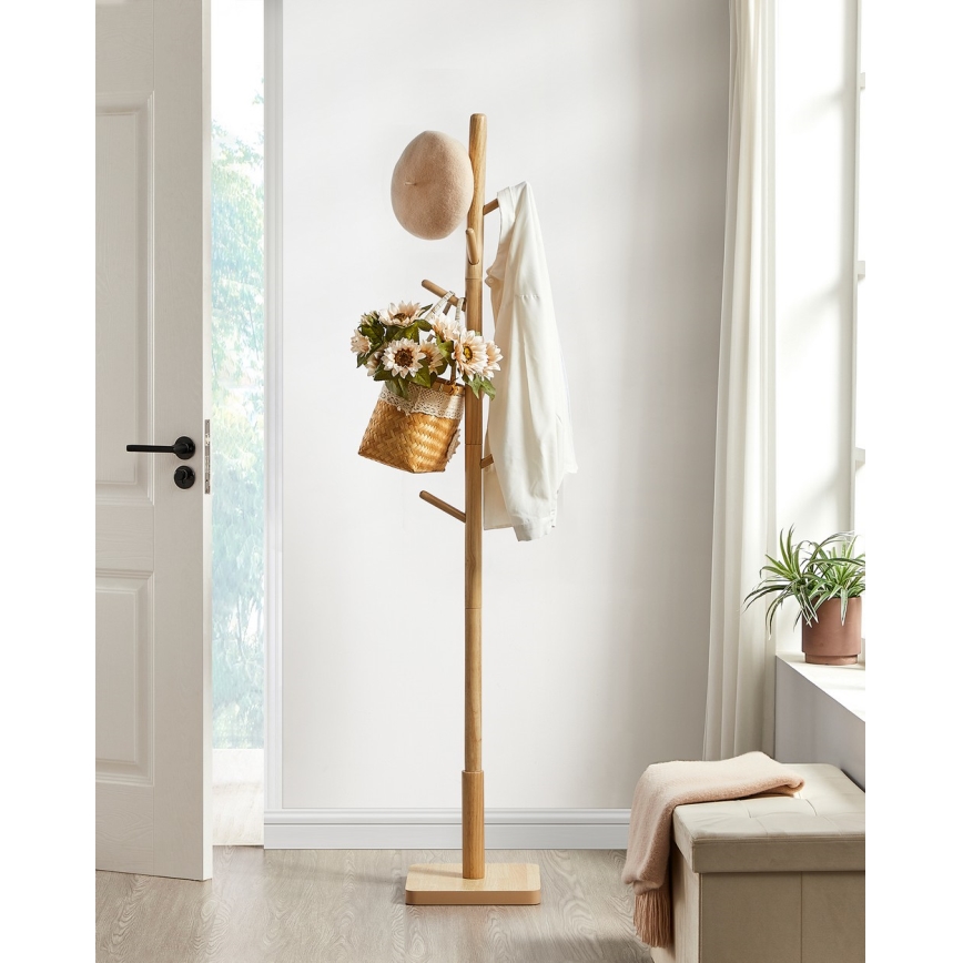 Wieszak stojący LINEA brązowy