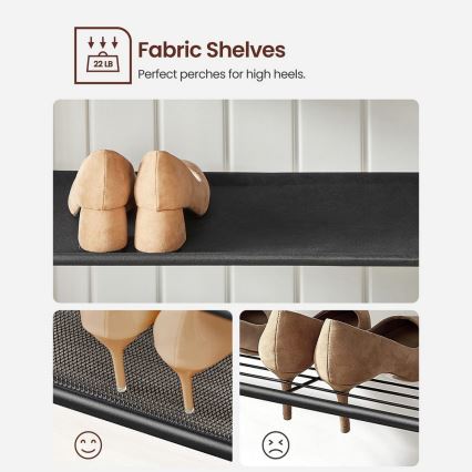 Wieszak stojący NAVOR brązowy/czarny