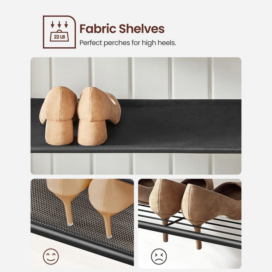 Wieszak stojący NAVOR brązowy/czarny