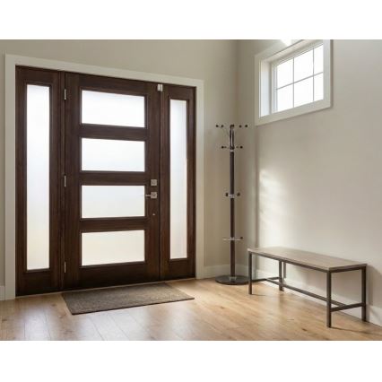 Wieszak stojący RAMO 185x38 cm, kolor wenge