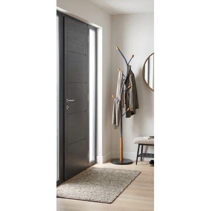 Wieszak stojący STILE 186x38 cm czarny