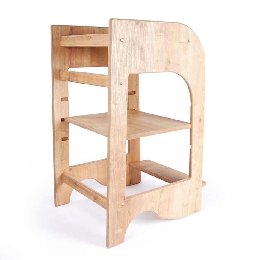 Wieża do nauki 90x50 cm brązowa