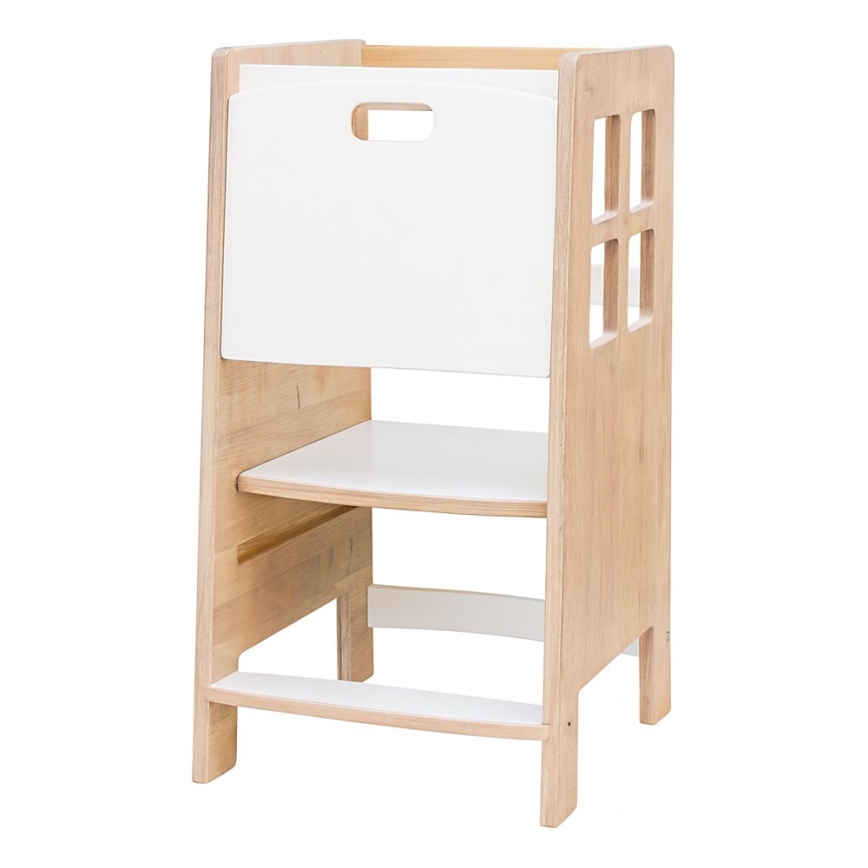 Wieża edukacyjna KULE 90x50 cm brązowo-biała