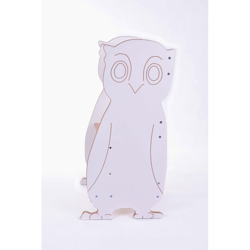 Wieża edukacyjna OWL biała/klon