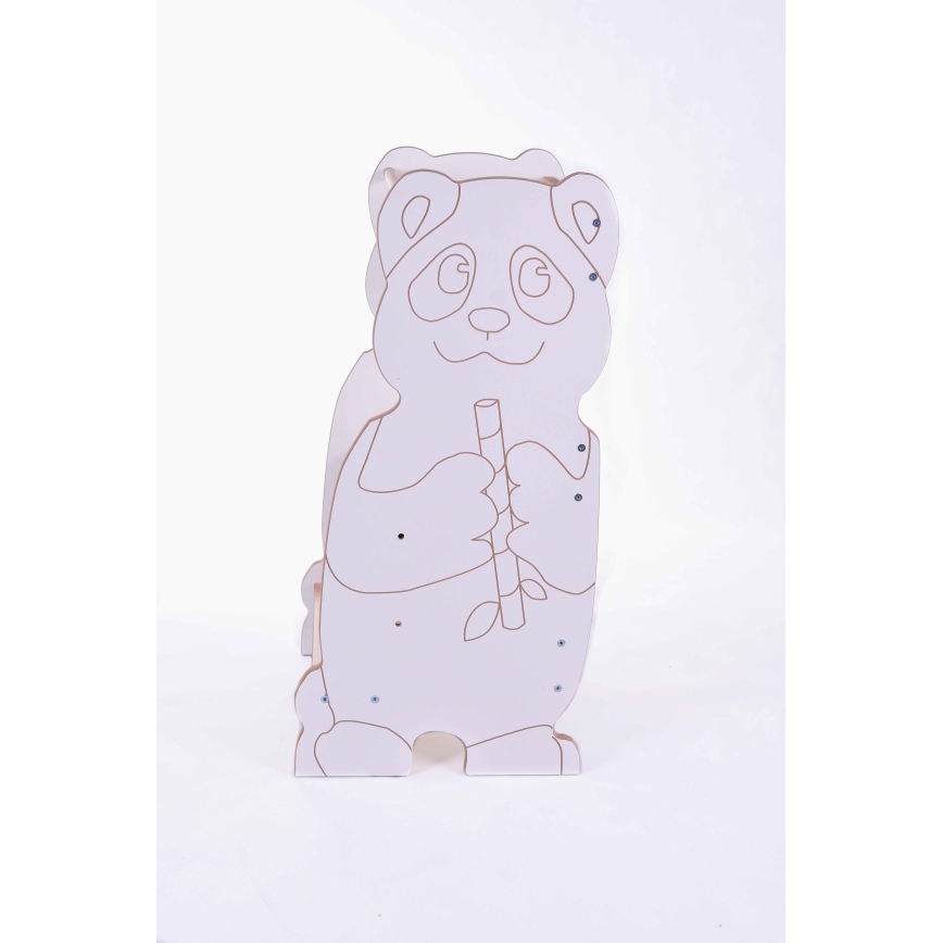Wieża edukacyjna PANDA biała/klon