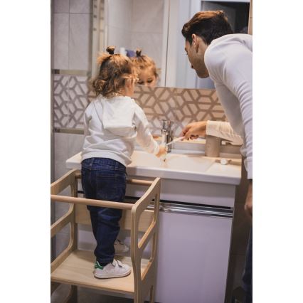 Wieża edukacyjna TWINN 83x45 cm brązowa