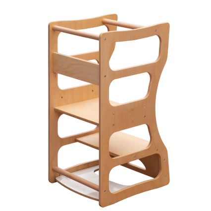 Wieża edukacyjna TWINN 83x45 cm brązowa