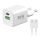 Winner Group - Adapter do szybkiego ładowania 2xUSB PD 30W + Kabel USB USB-C / USB-C 1m