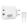 Winner Group - Adapter do szybkiego ładowania 2xUSB PD 65W + Kabel USB USB-C / USB-C 1m