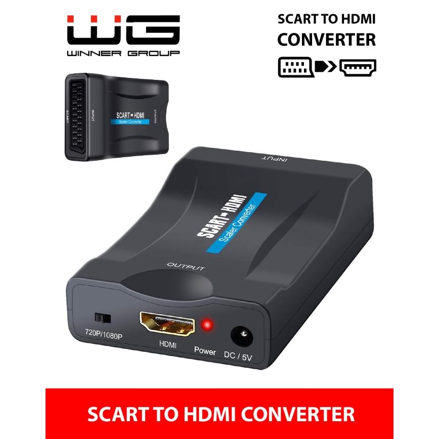 Winner Group - Audio video przetwornik SCART do HDMI