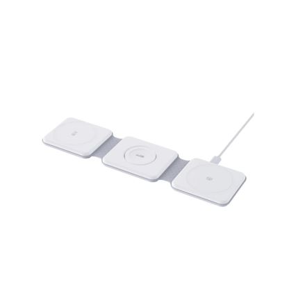 Winner Group - Bezprzewodowa składana ładowarka 3w1 MAXFLEX 22,5 W biała