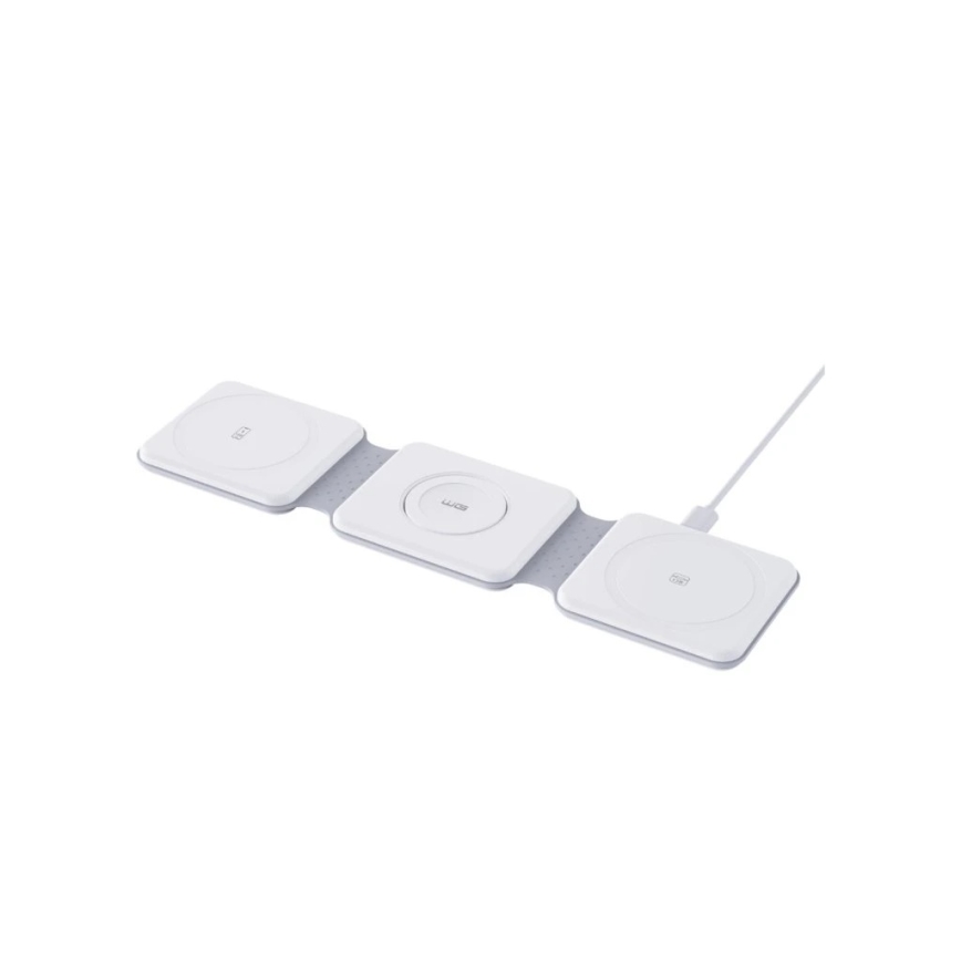 Winner Group - Bezprzewodowa składana ładowarka 3w1 MAXFLEX 22,5 W biała