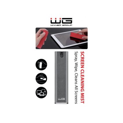 Winner Group - Czyścik do ekranów 2 w 1, czarny