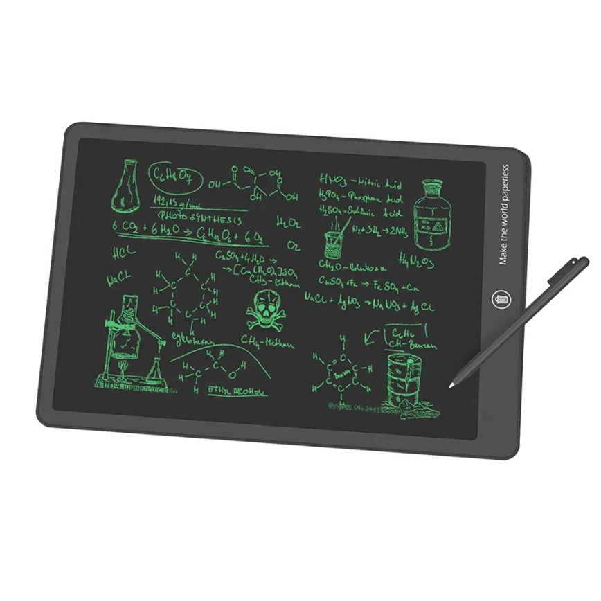 Winner Group - Elektroniczna tablica kreślarska 15" 1xCR2032 czarna