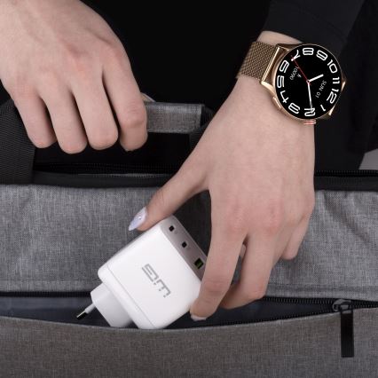 Winner Group - Inteligentny zegarek AirFlex 2 Elegance 280 mAh IP68 złoty